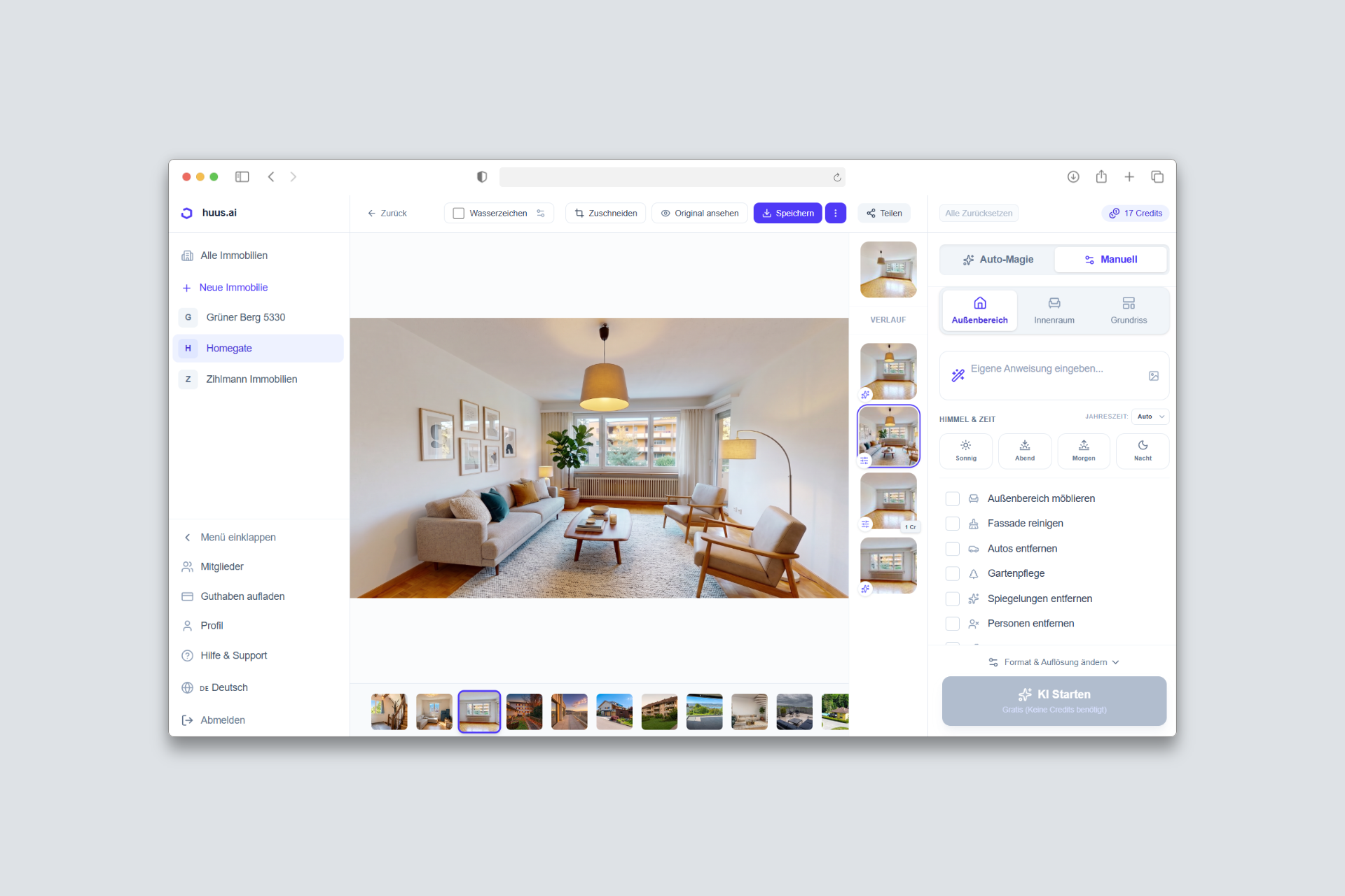 huus.ai Dashboard